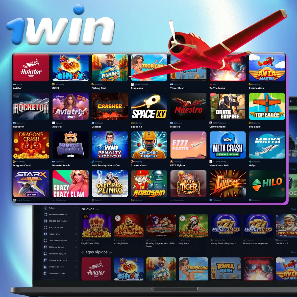 Juegos de choque en 1Win en Ecuador